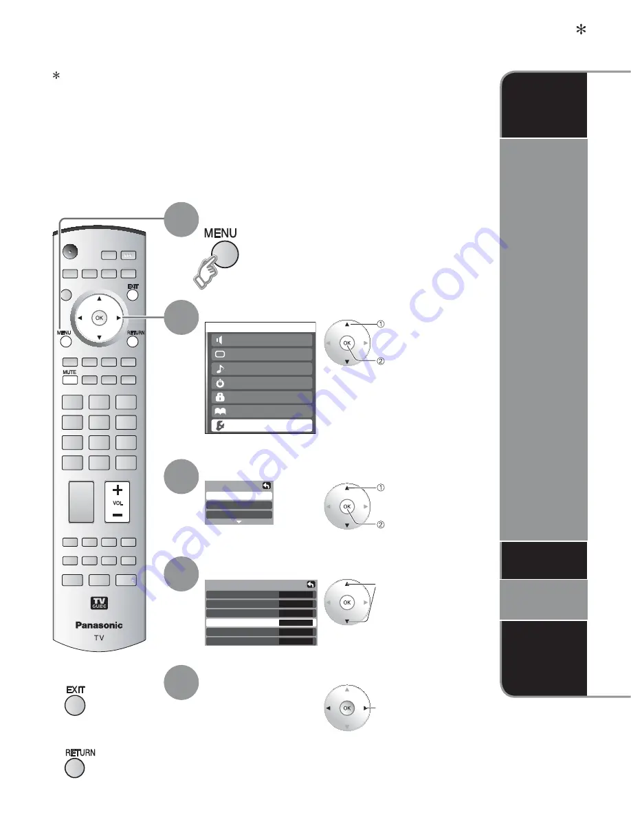 Panasonic TH-42PX600U Operating Instructions Manual Download Page 101