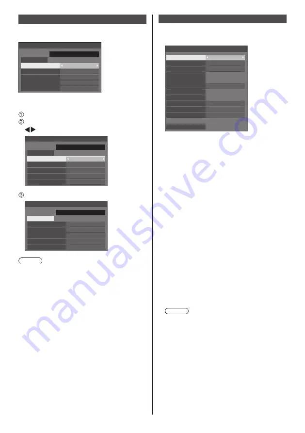 Panasonic TH-42SF1HU Operating Instructions Manual Download Page 54