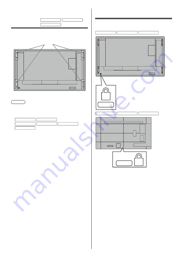 Panasonic TH-43CQ2U Operating Instructions Manual Download Page 14