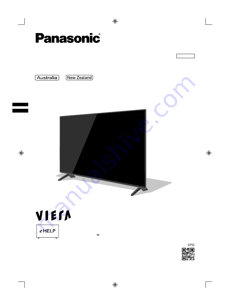 Panasonic TH-43FX600A Скачать руководство пользователя страница 1