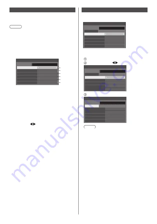 Panasonic TH-43LFE8W Operating Instructions Manual Download Page 54