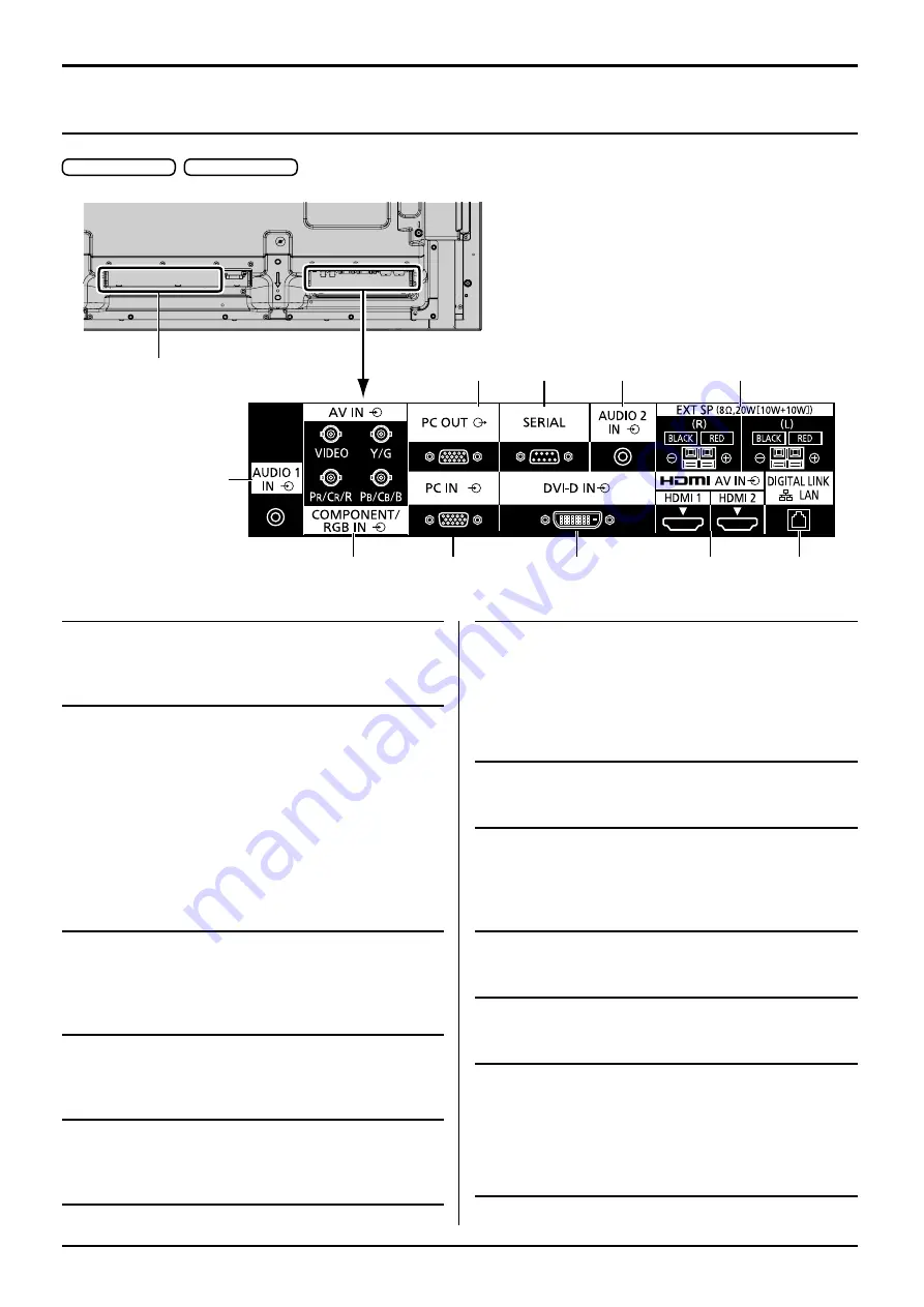 Panasonic TH-50BF1E Operating Instruction Download Page 19