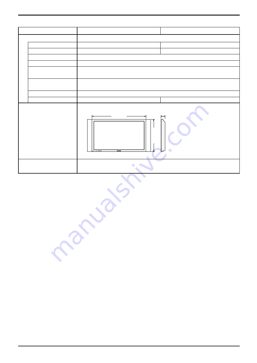 Panasonic TH-50PHW3 Operating Instructions Manual Download Page 35