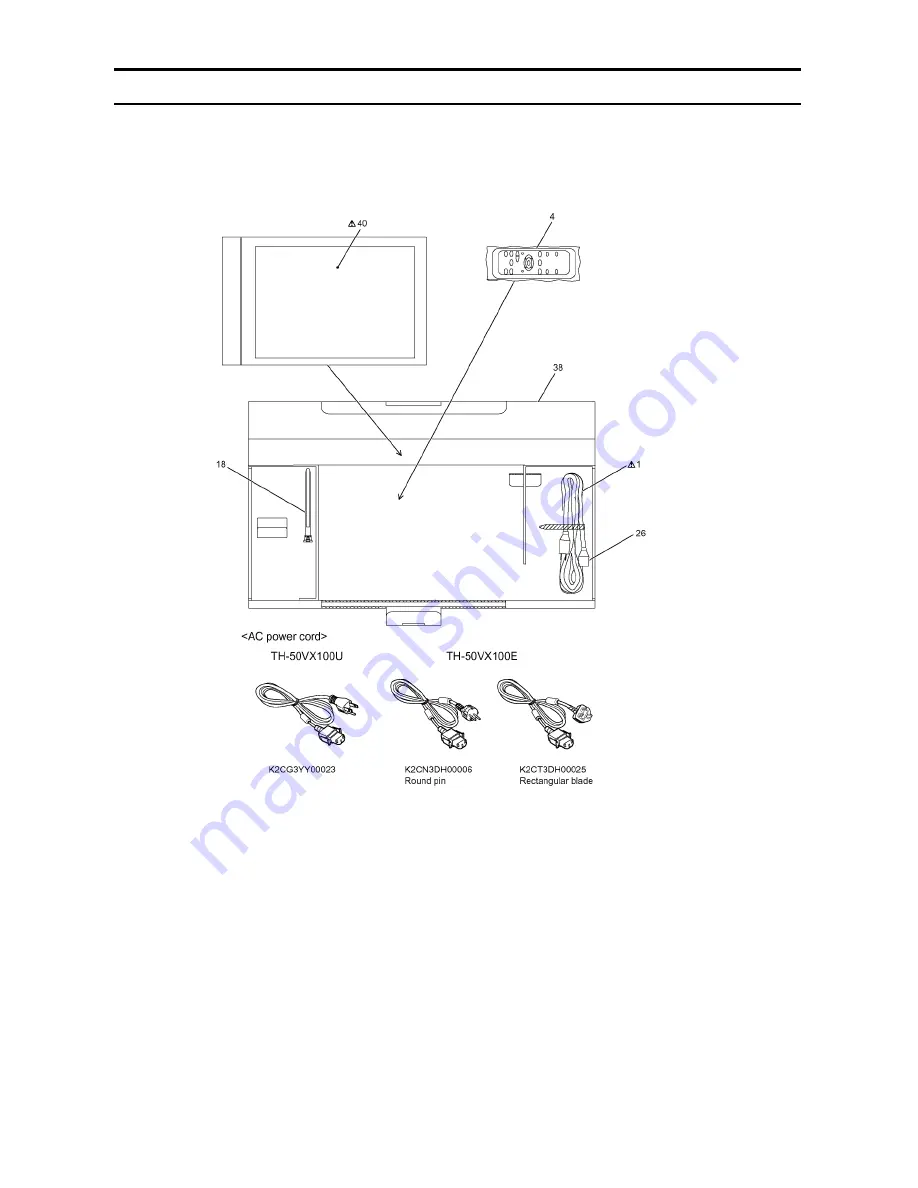 Panasonic TH-50VX100E Service Manual Download Page 173