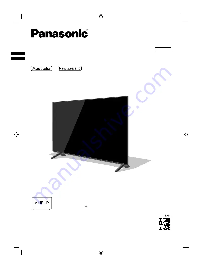 Panasonic TH-55GX600A Operating Instructions Manual Download Page 1