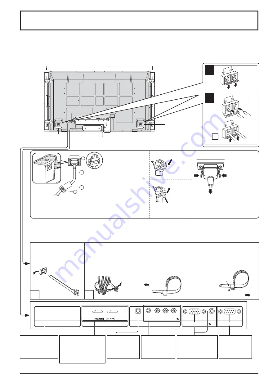 Panasonic TH-58PF12WK Operating Instructions Manual Download Page 8