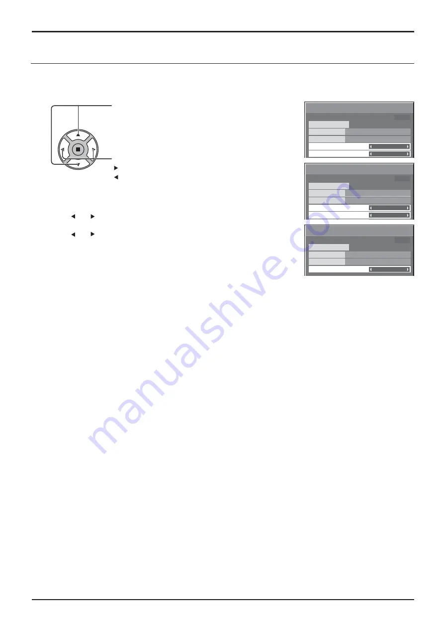 Panasonic TH-58PF12WK Operating Instructions Manual Download Page 34