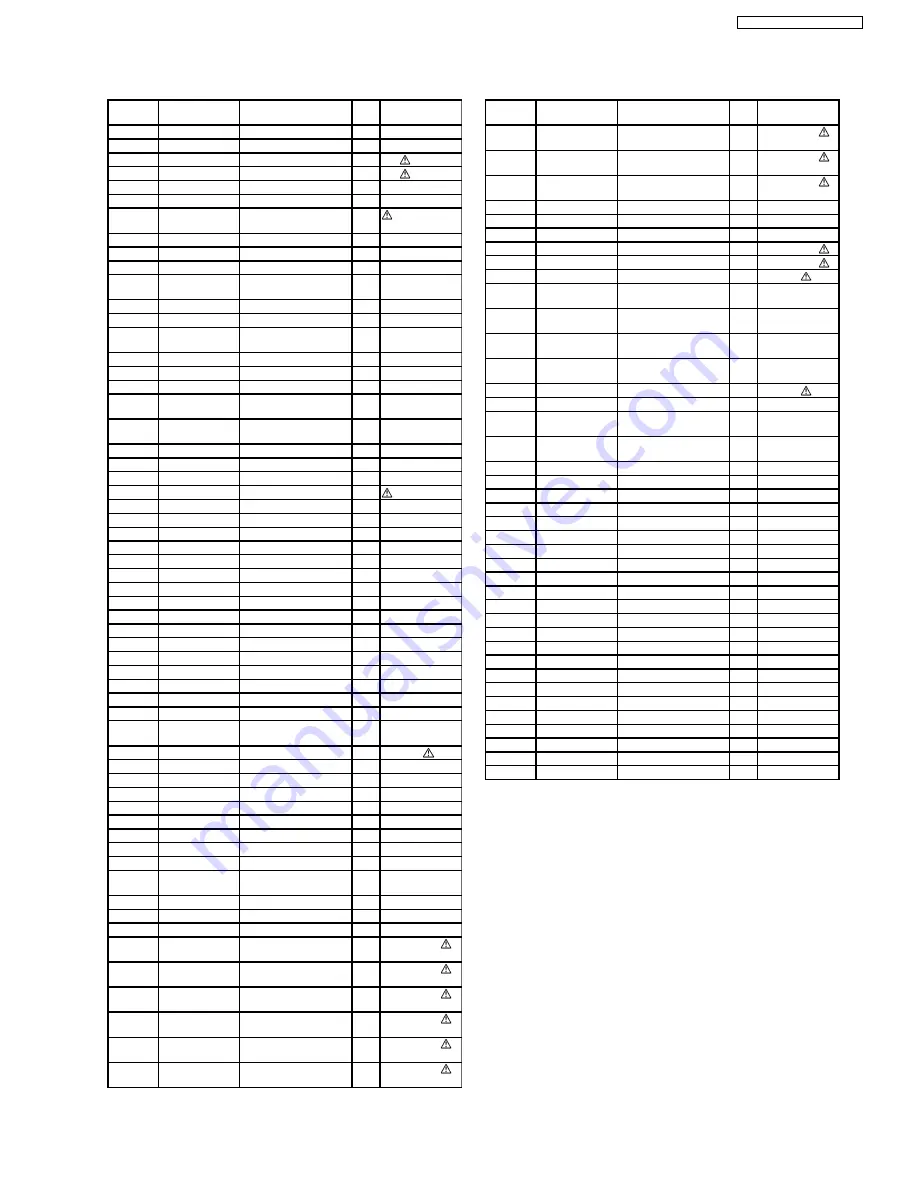 Panasonic TH-58PH10BK Service Manual Download Page 123