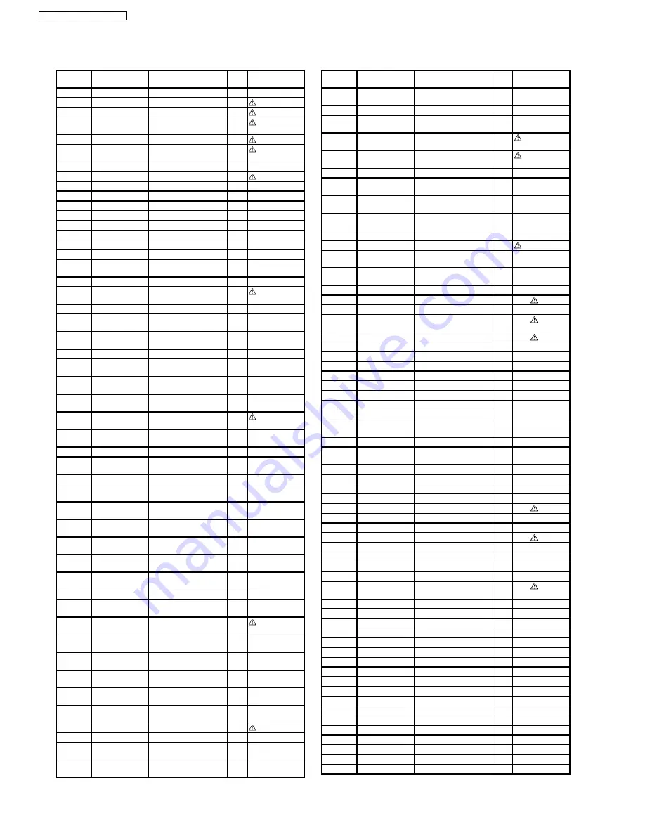 Panasonic TH-58PH10BK Service Manual Download Page 124