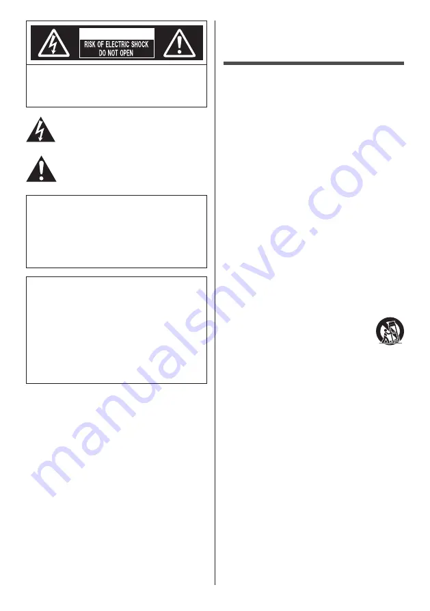 Panasonic TH-65BFE1W Operating Instructions Manual Download Page 4