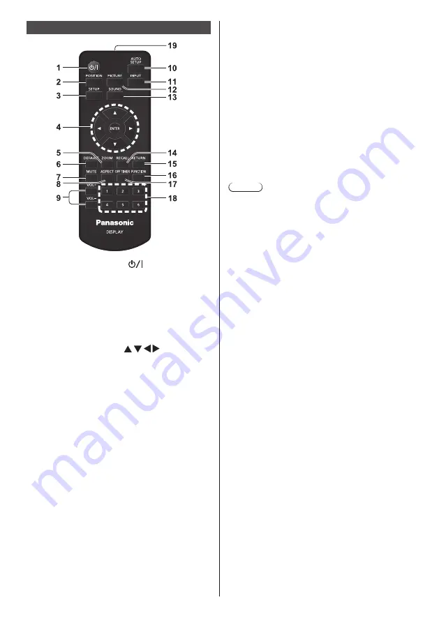 Panasonic TH-70SF2HU Operating Instructions (Functional Manual) Download Page 29