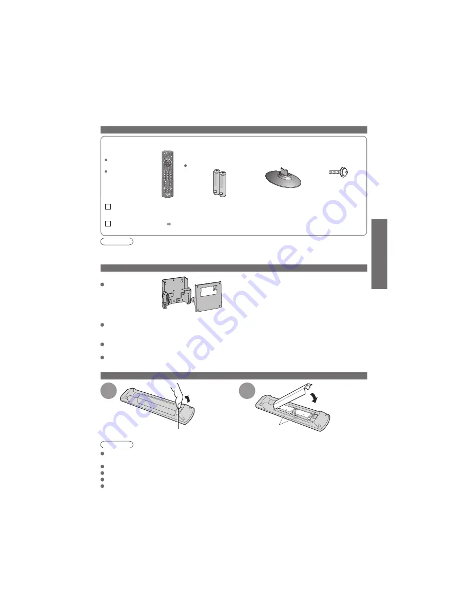 Panasonic TH-L19X10AP Operating Instructions Manual Download Page 7