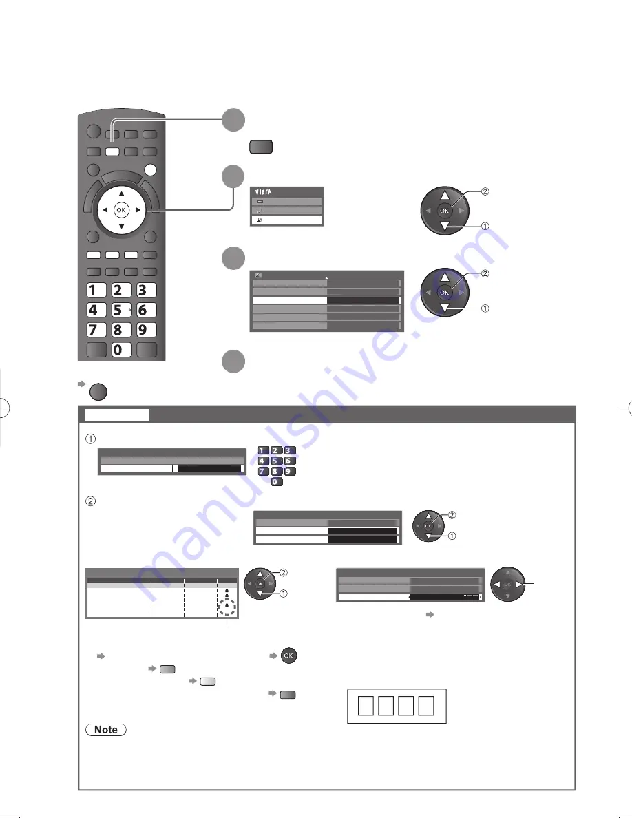 Panasonic TH-L32D25A Viera Operating Instructions Manual Download Page 36