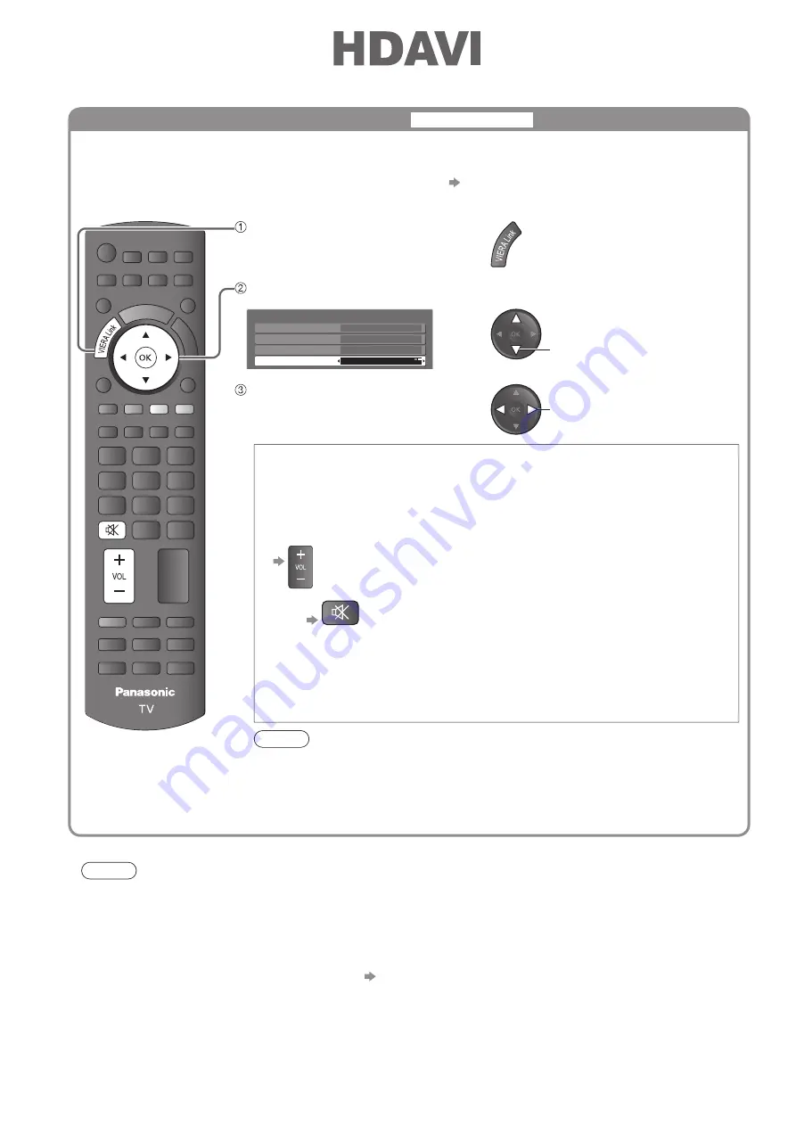 Panasonic TH-L32X10A Operating Instructions Manual Download Page 43