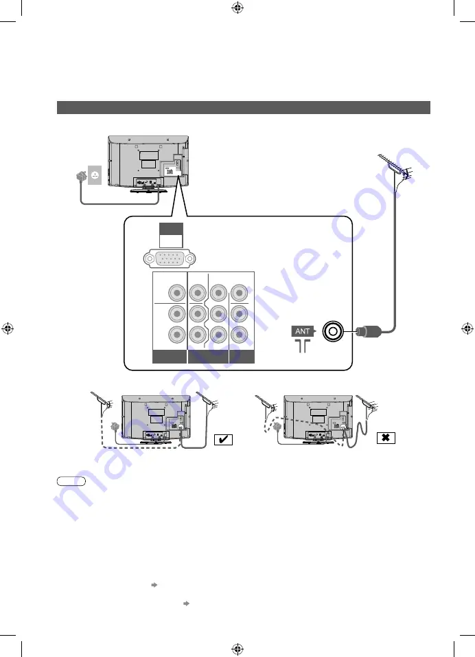 Panasonic TH-L37X20K Operating Instructions Manual Download Page 8