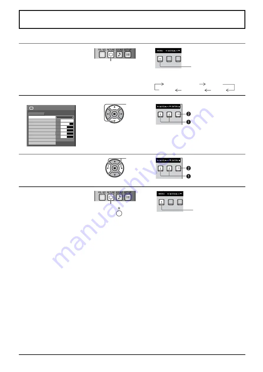 Panasonic TH42LF20E Operating Instructions Manual Download Page 20