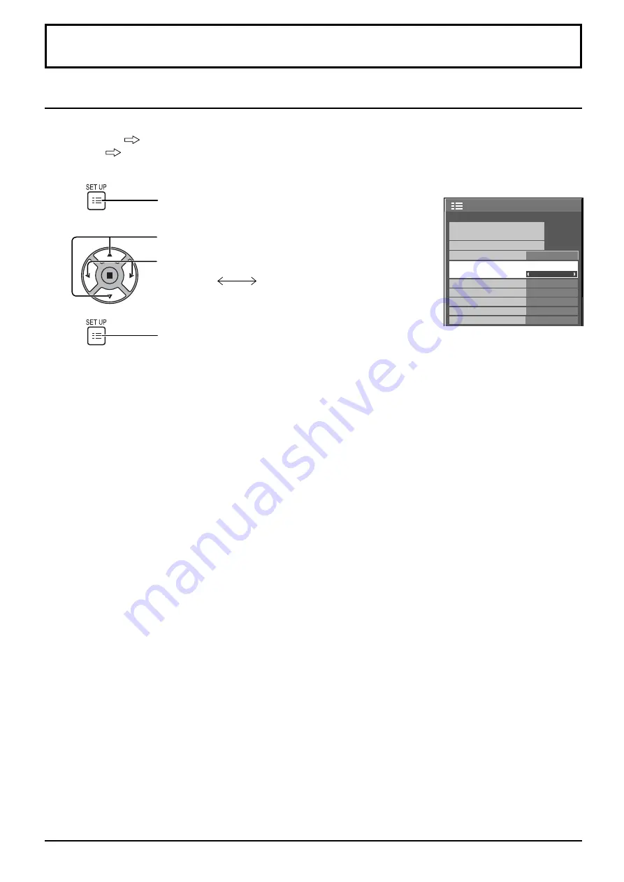 Panasonic TH42LF20E Operating Instructions Manual Download Page 36