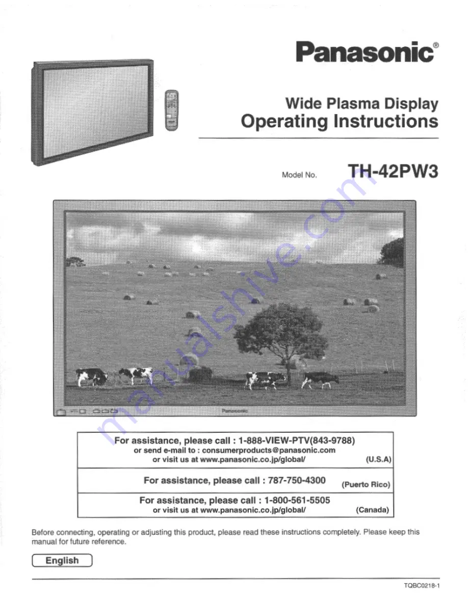 Panasonic TH42PW3U - 42