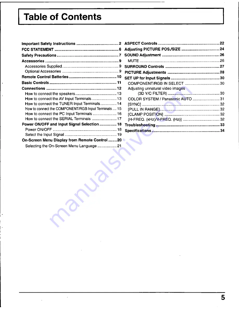 Panasonic TH42PW3U - 42