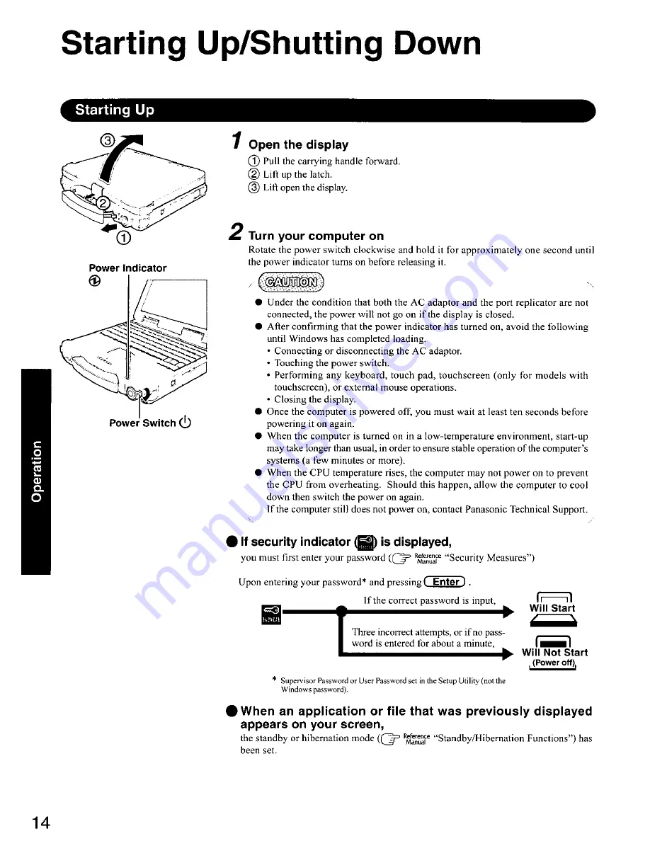 Panasonic Toughbook CF-28P3JAZQM User Manual Download Page 14