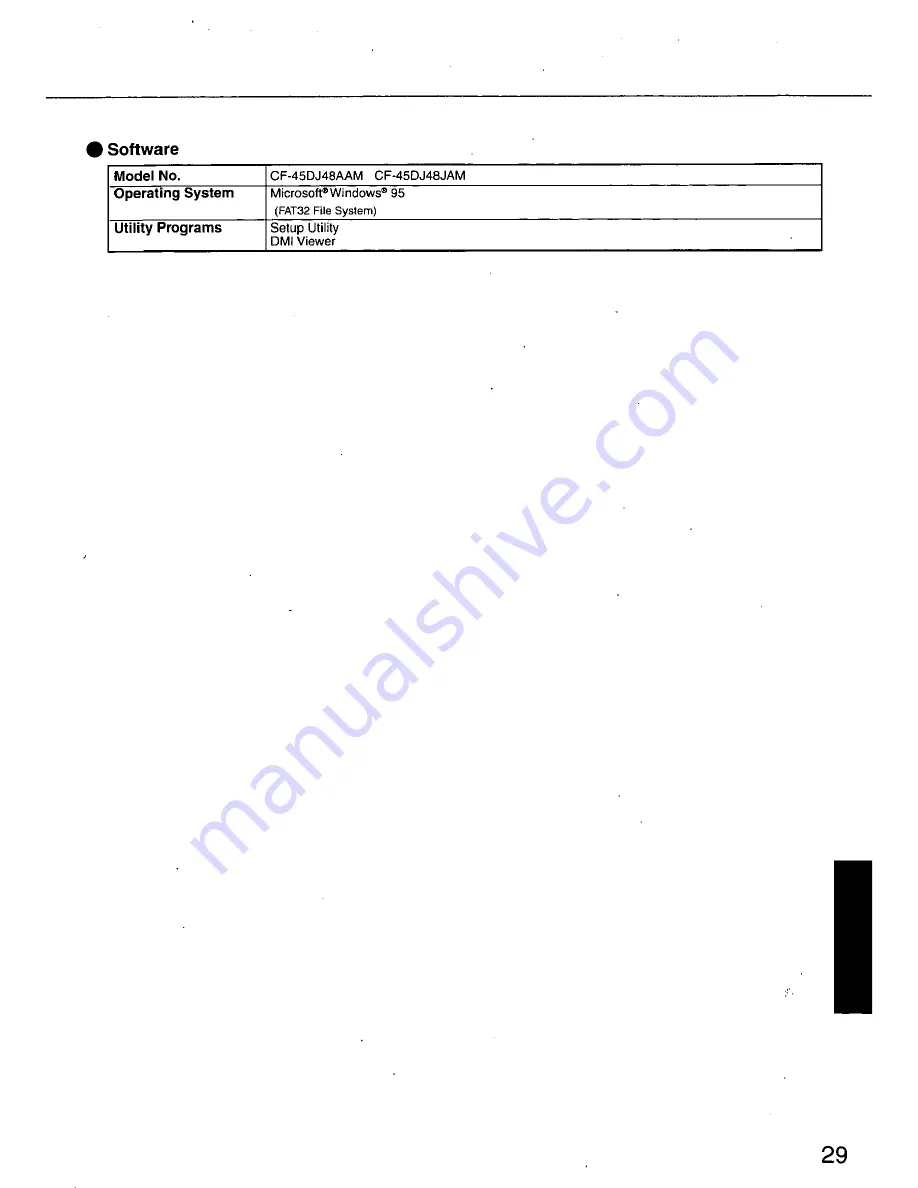 Panasonic Toughbook CF-45DJ48AAM User Manual Download Page 29