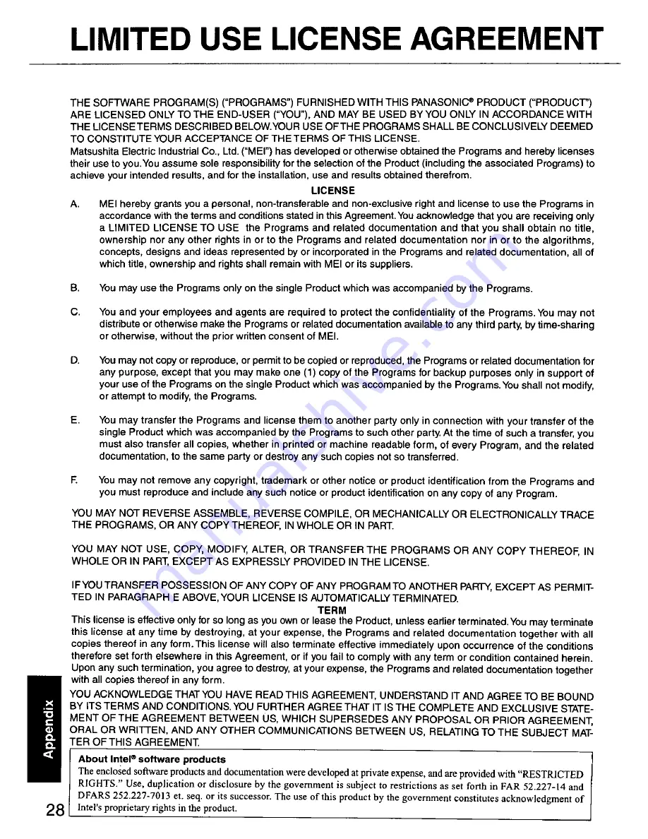 Panasonic Toughbook CF-50F1FGUDM User Manual Download Page 28