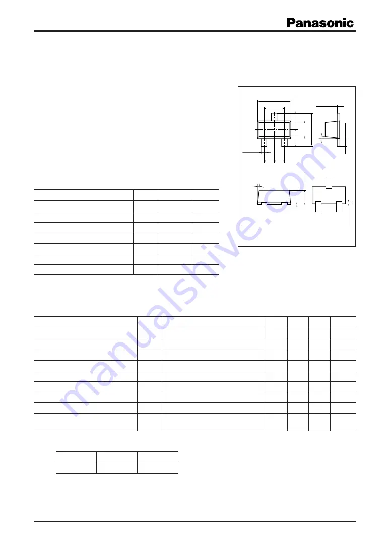 Panasonic Transistors 2SA1791J Скачать руководство пользователя страница 1