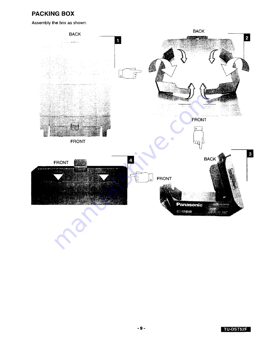 Panasonic TU-DST52F Скачать руководство пользователя страница 9