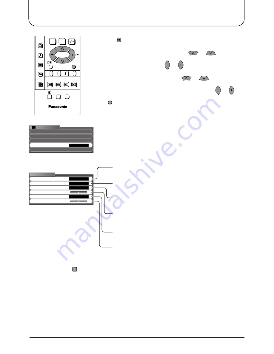 Panasonic TX-15LV1F Operating Instructions Manual Download Page 18