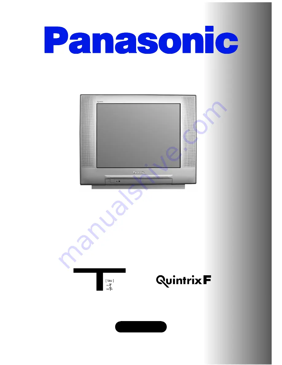 Panasonic TX-21PZ1F Operating Instructions Manual Download Page 1