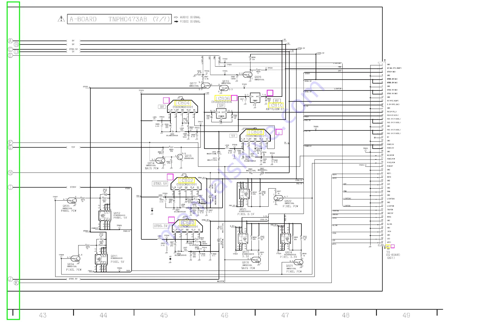 Panasonic TX-22LT2F Service Manual Download Page 72