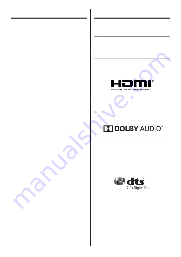 Panasonic TX-24G310B Operating Instructions Manual Download Page 2