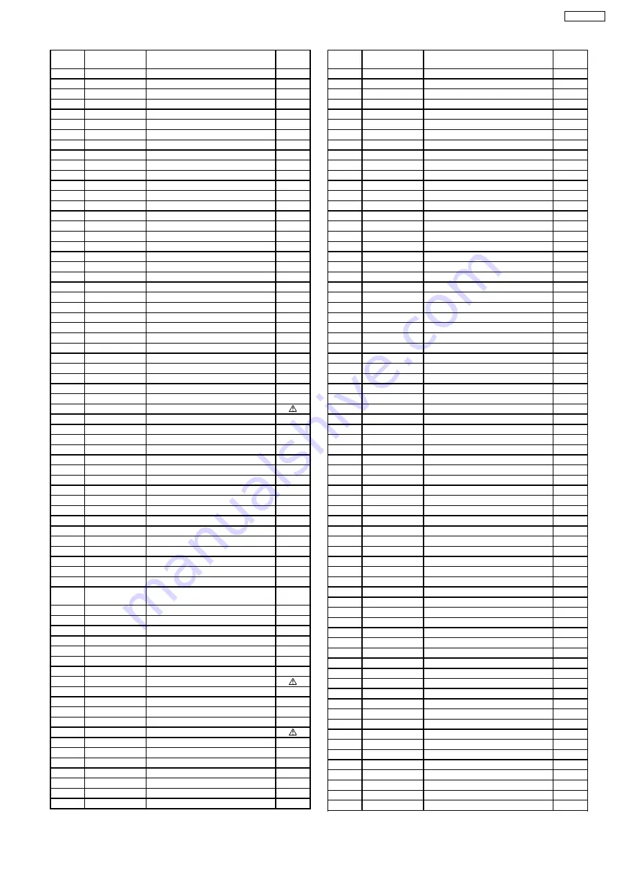 Panasonic TX-25FG20R Service Manual Download Page 31