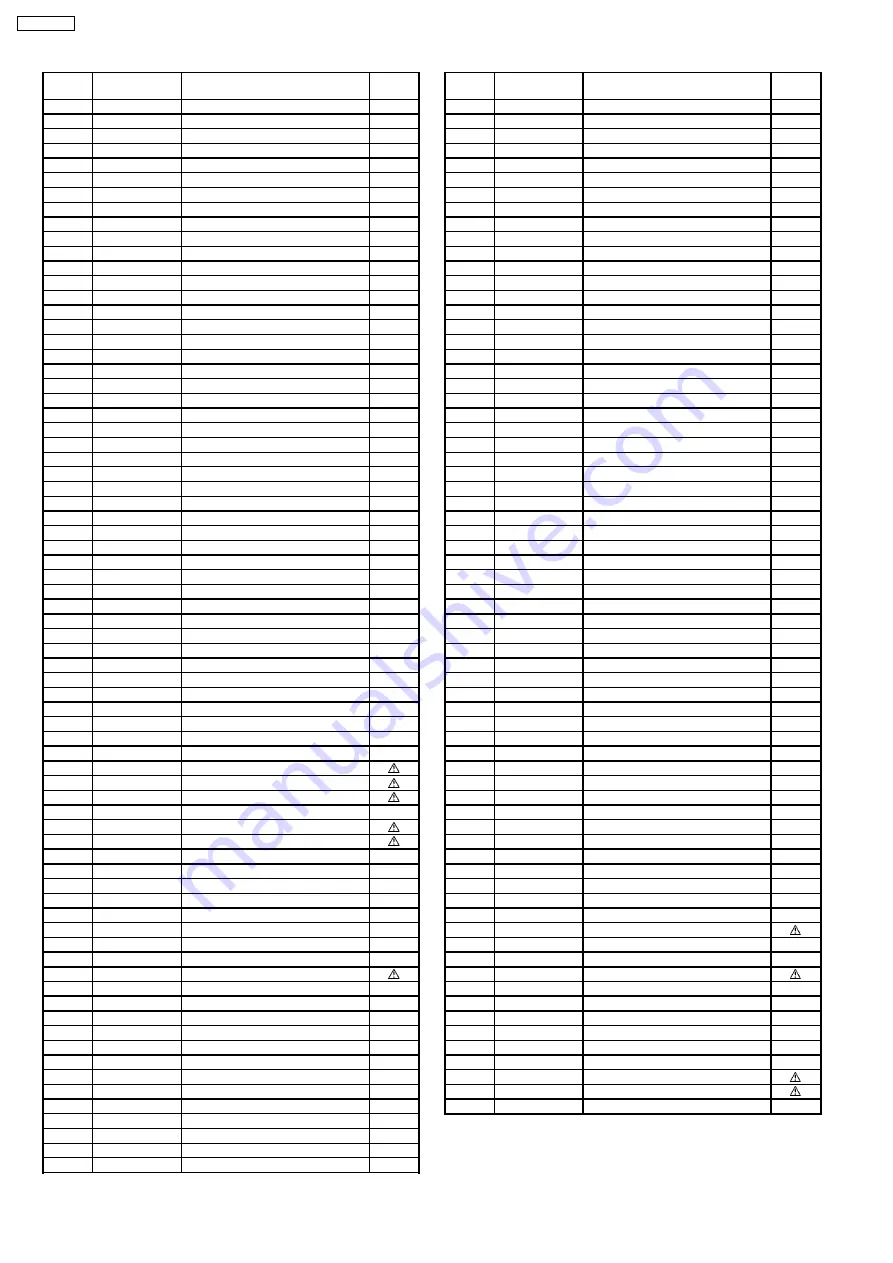 Panasonic TX-25FG20R Service Manual Download Page 34