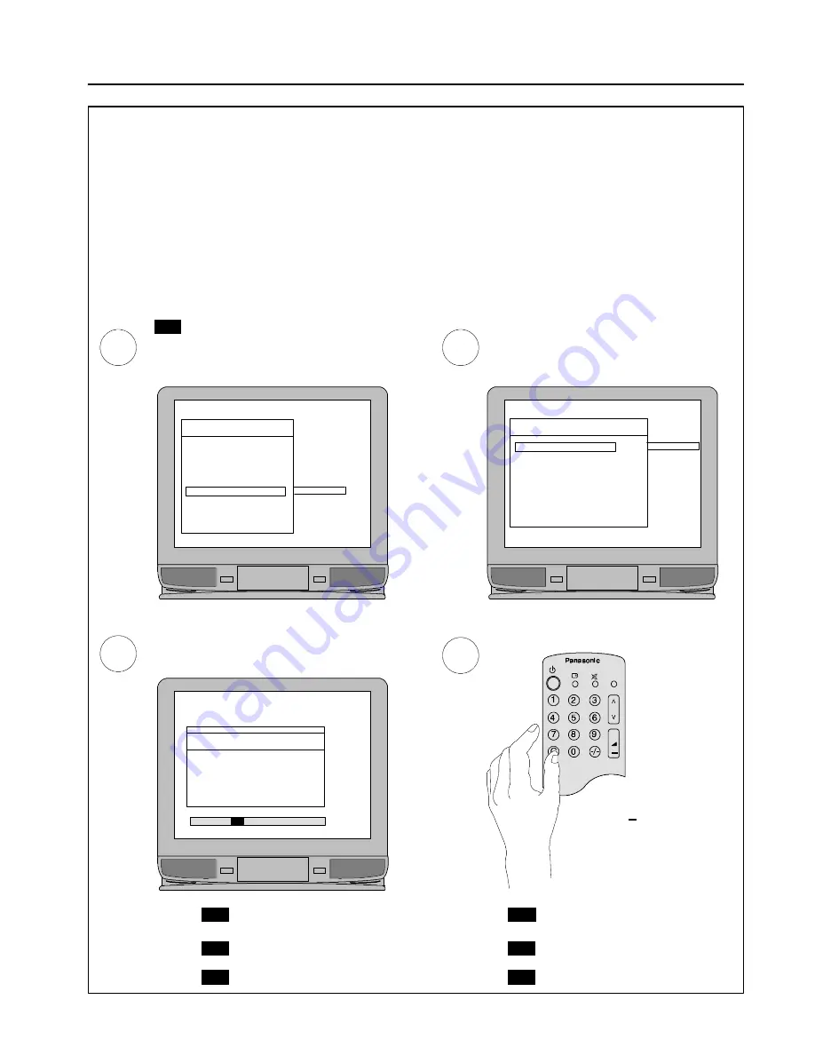 Panasonic TX-25MD1L Operating Instructions Manual Download Page 14