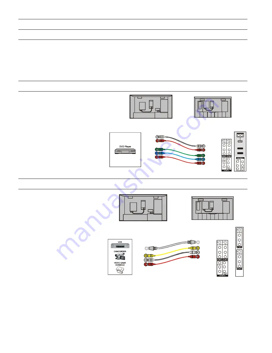 Panasonic TX-27LWD500A Operating Instructions Manual Download Page 8