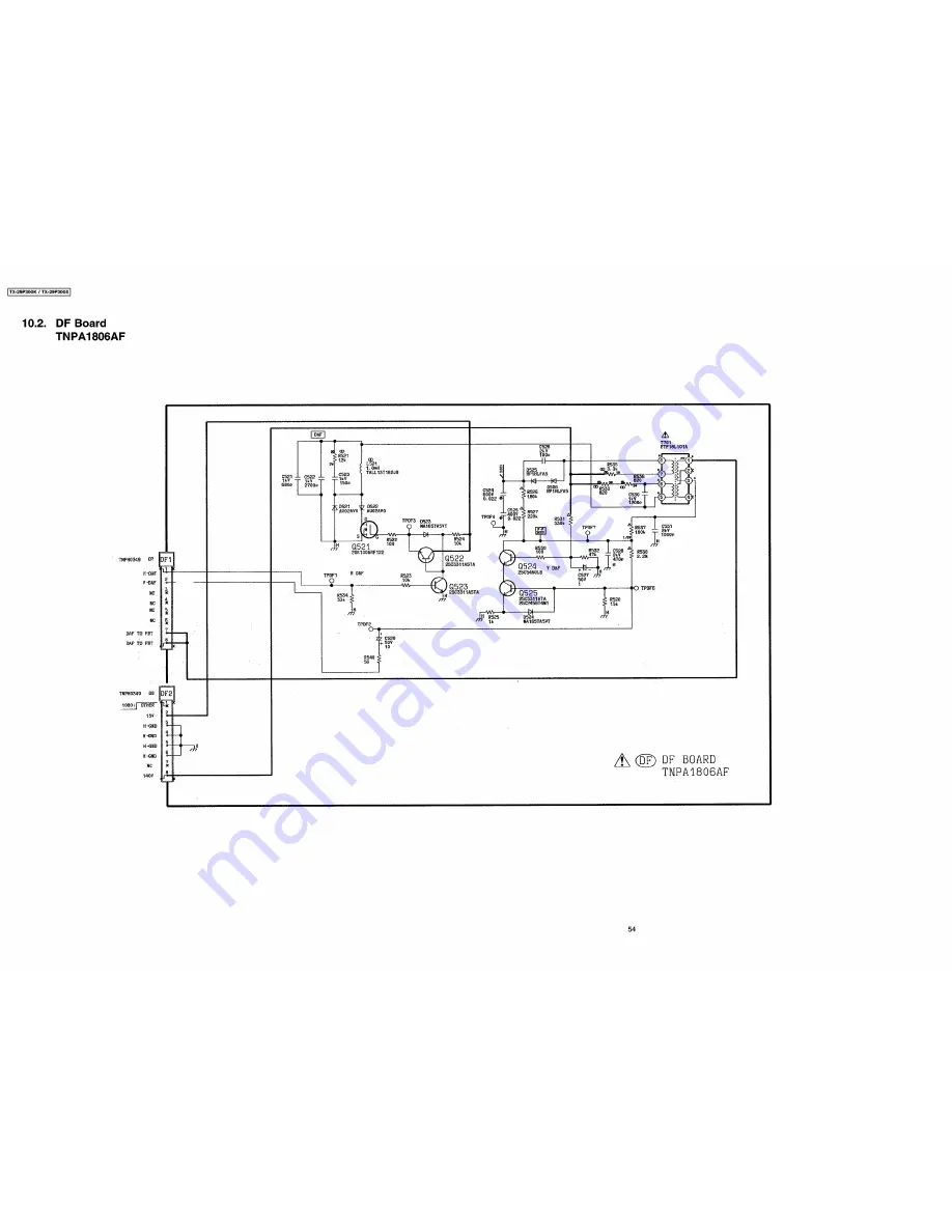 Panasonic TX-29P300K Service Manual Download Page 56