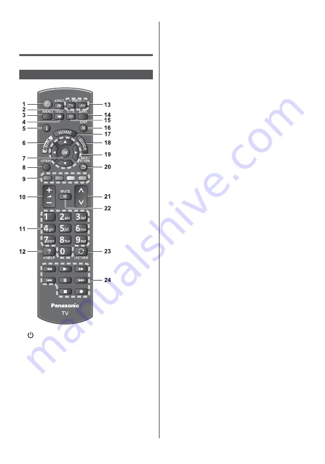 Panasonic TX-32ES403E Operating Instructions Manual Download Page 63