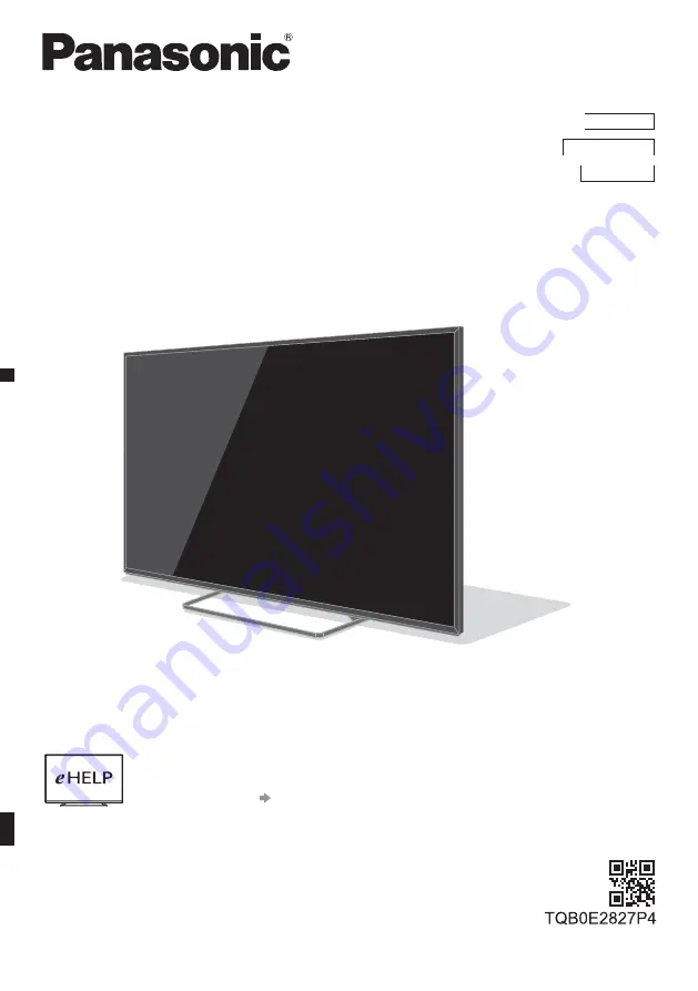 Panasonic TX-32FS500E Operating Instructions Manual Download Page 1