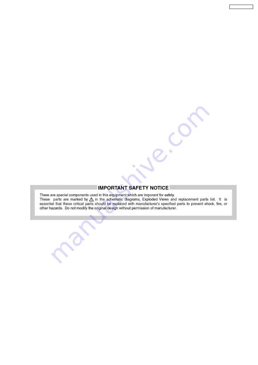 Panasonic TX-32LX77Y-IRAN Service Manual Download Page 5