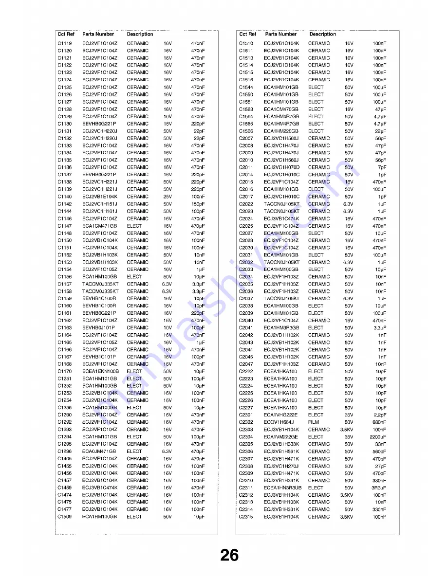 Panasonic TX-32PG50 Скачать руководство пользователя страница 26