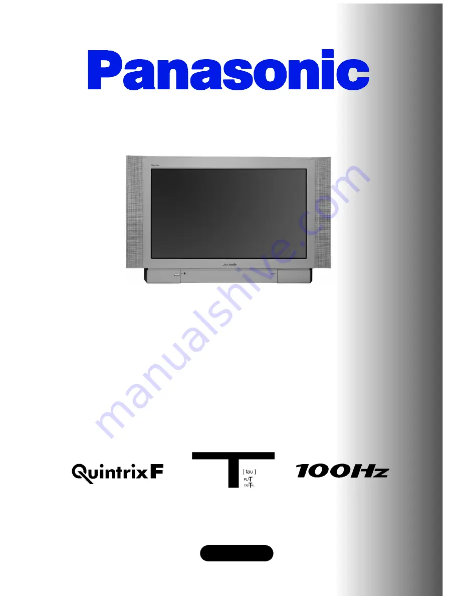 Panasonic TX-32PS12P Скачать руководство пользователя страница 1