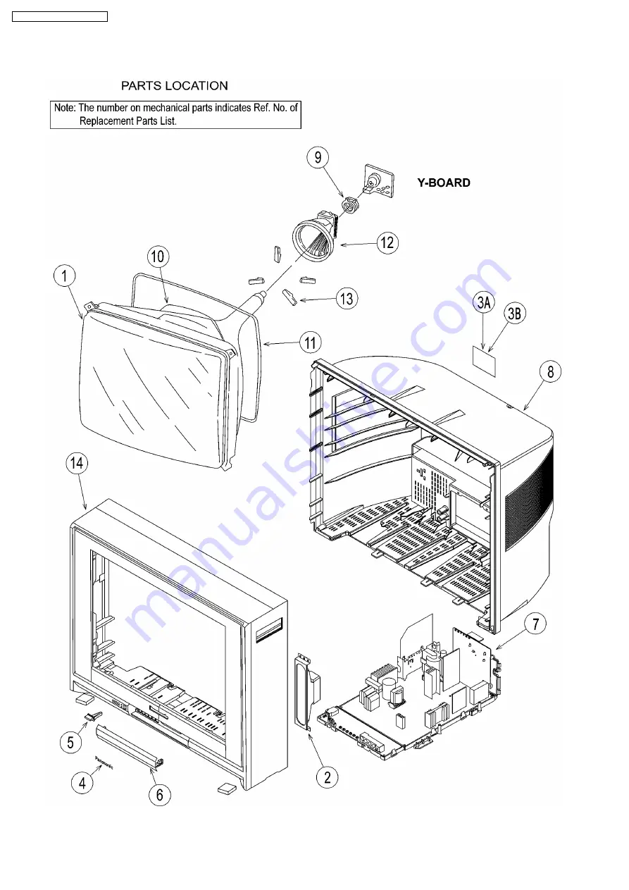 Panasonic TX-34P180RB Service Manual Download Page 40