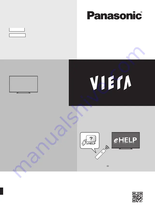 Panasonic TX-40DSN638 Operating Instructions Manual Download Page 1