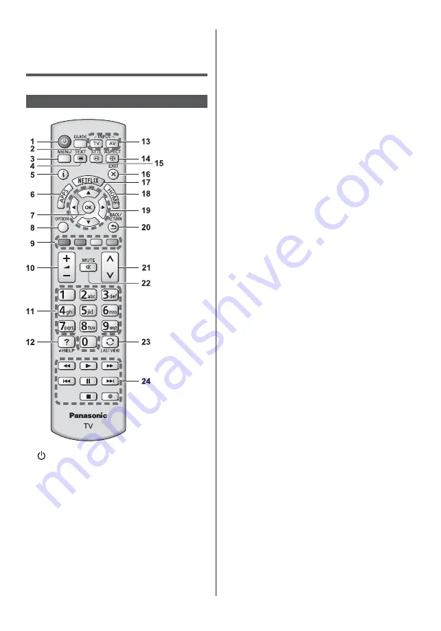 Panasonic TX-40DX703E Operating Instructions Manual Download Page 69