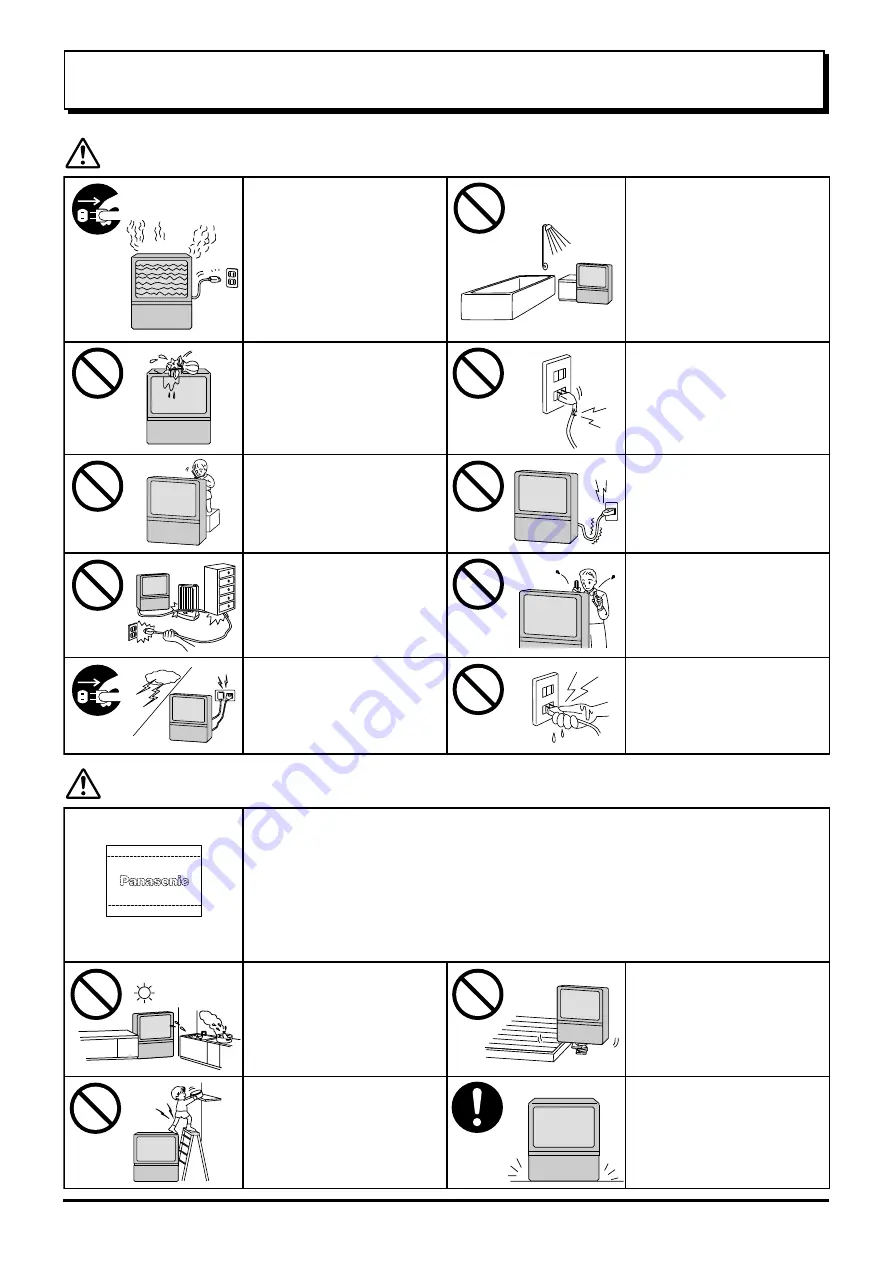 Panasonic TX-43P800H Operating Instructions Manual Download Page 3