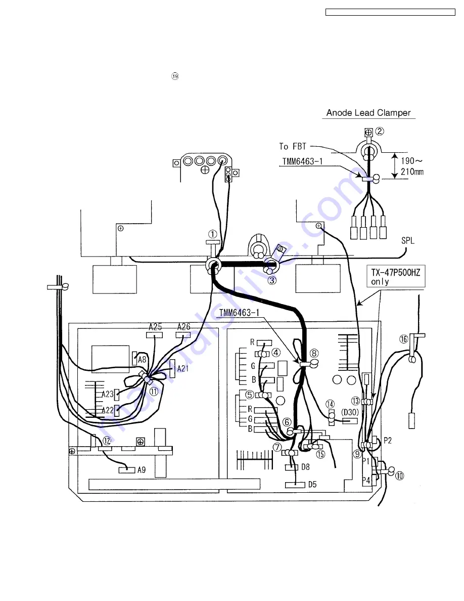 Panasonic TX-47P500HM Service Manual Download Page 43