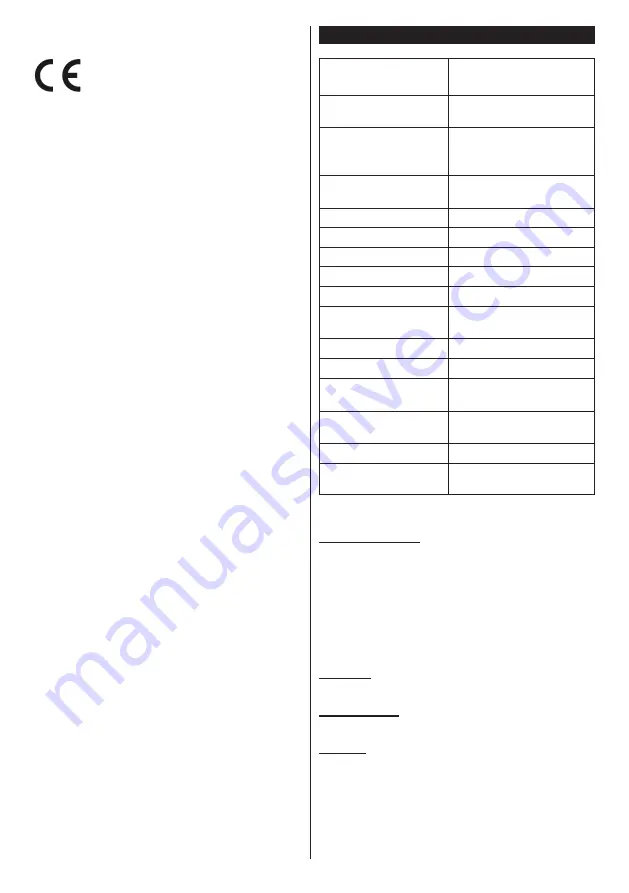 Panasonic TX-48C320E Operating Instructions Manual Download Page 8