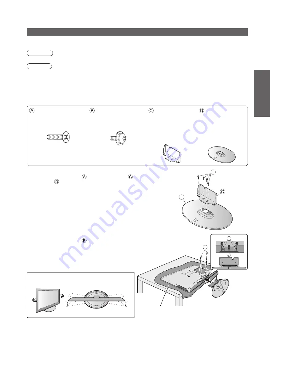 Panasonic TX-L32D25 Operating Instructions Manual Download Page 7