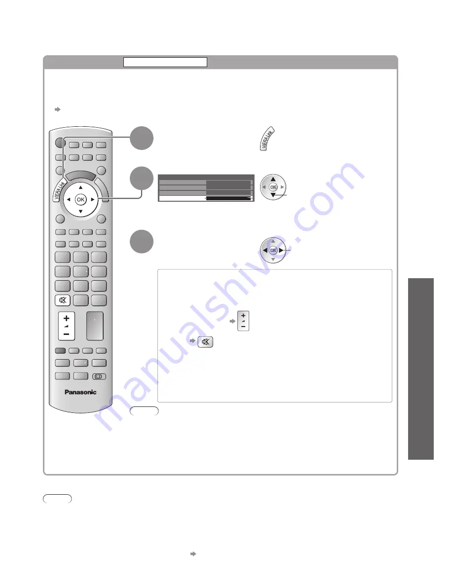 Panasonic TX-L32D25 Operating Instructions Manual Download Page 91